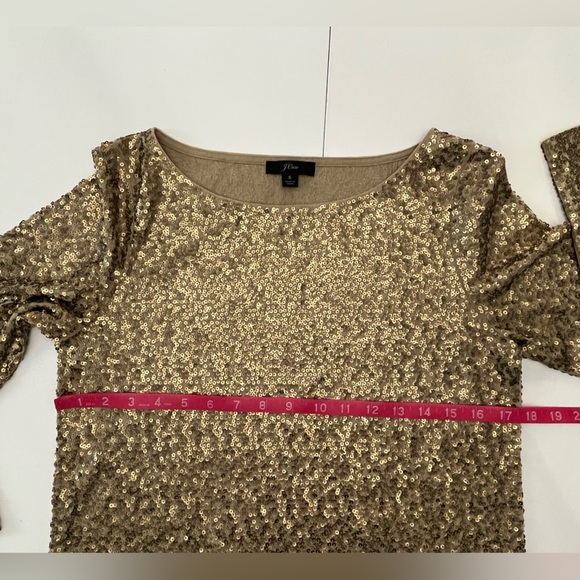 J CREW | S | Gold Sequins - Picture 8 of 16